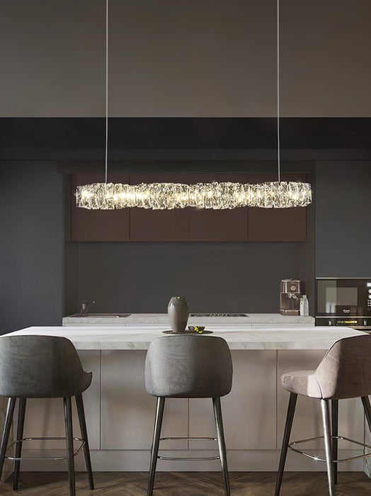 Long Crystal Pendant Lamp - Vakkerlight