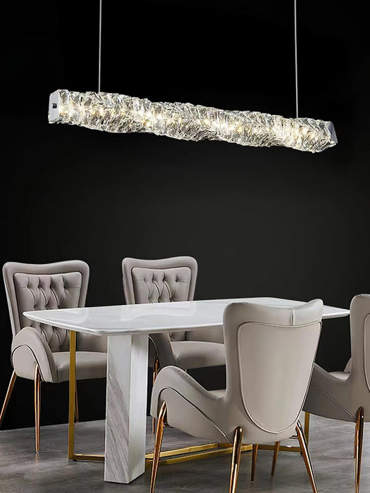 Long Crystal Pendant Lamp - Vakkerlight