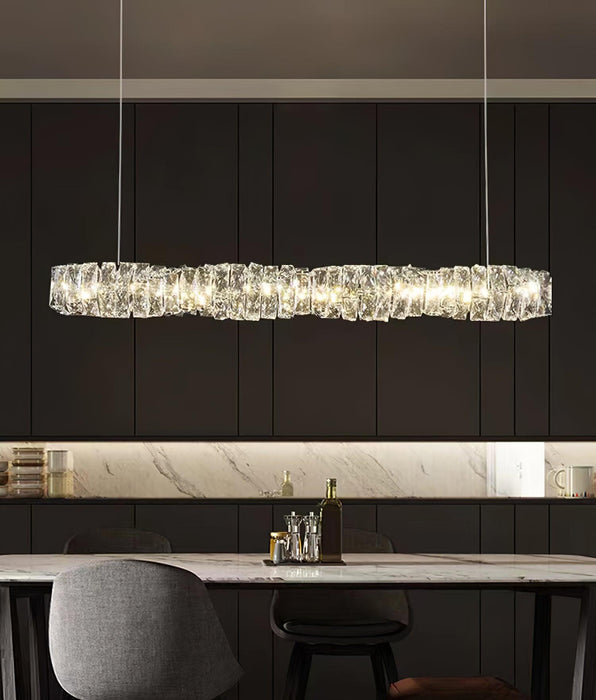 Long Crystal Pendant Lamp-DWHOME