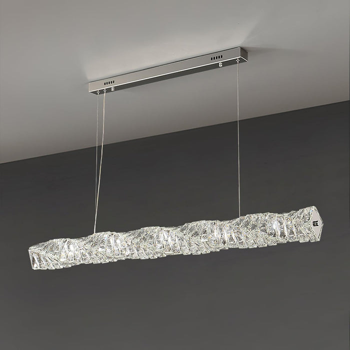 Long Crystal Pendant Lamp - Vakkerlight