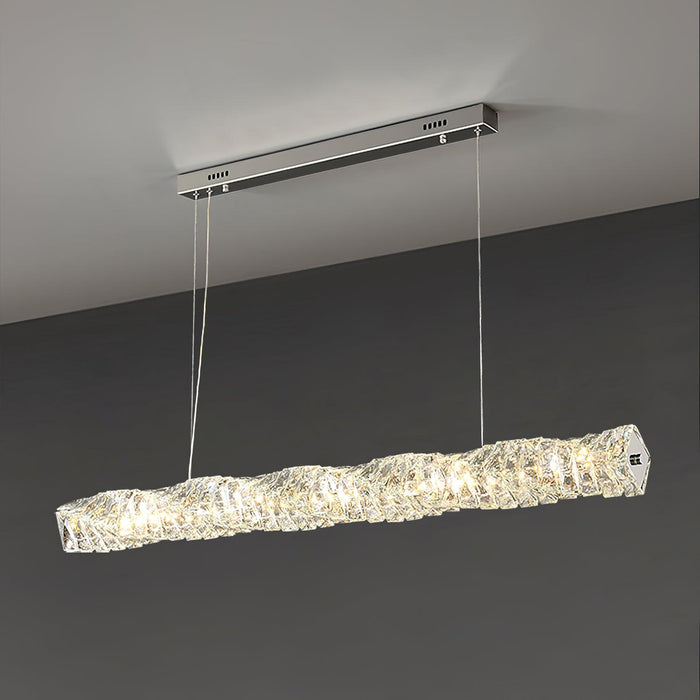 Long Crystal Pendant Lamp - Vakkerlight