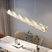 Long Crystal Pendant Lamp.