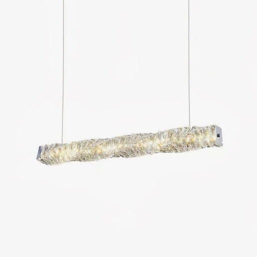 Long Crystal Pendant Lamp.