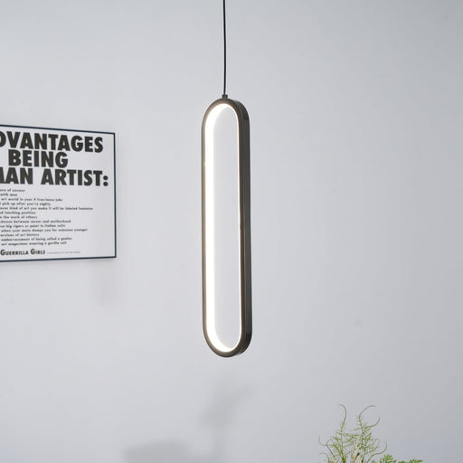 Long Oval LED Pendant Lamp.