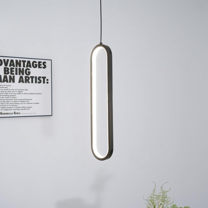 Long Oval LED Pendant Lamp-DWHOME