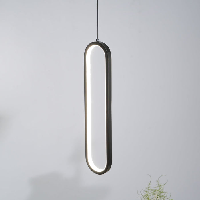 Long Oval LED Pendant Lamp.