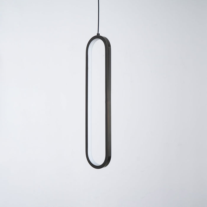 Long Oval LED Pendant Lamp.