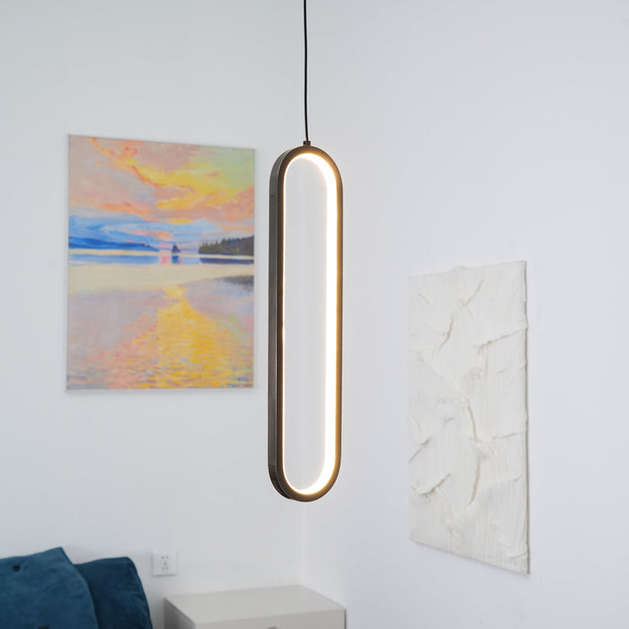 Long Oval LED Pendant Lamp.