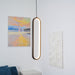 Long Oval LED Pendant Lamp.