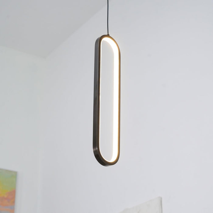 Long Oval LED Pendant Lamp-DWHOME