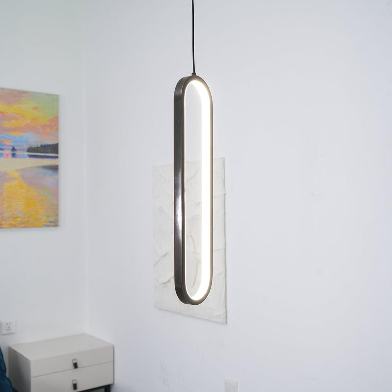 Long Oval LED Pendant Lamp-DWHOME