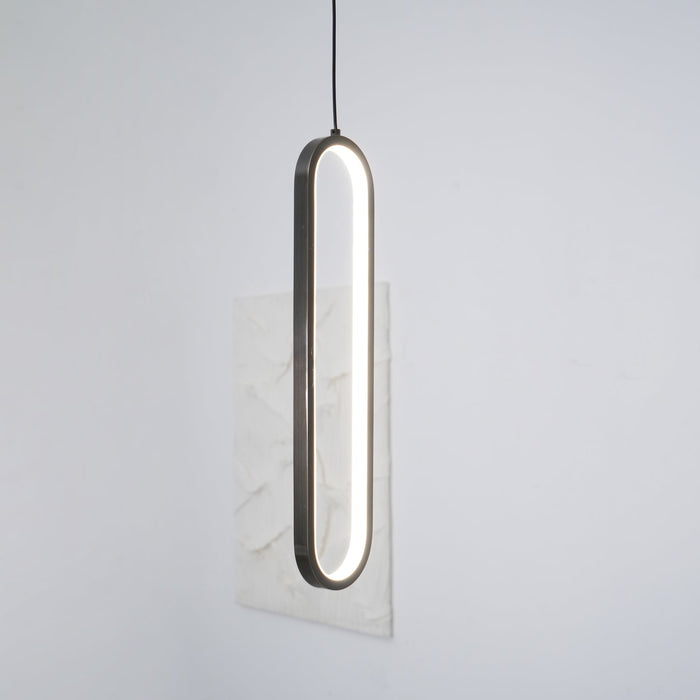 Long Oval LED Pendant Lamp