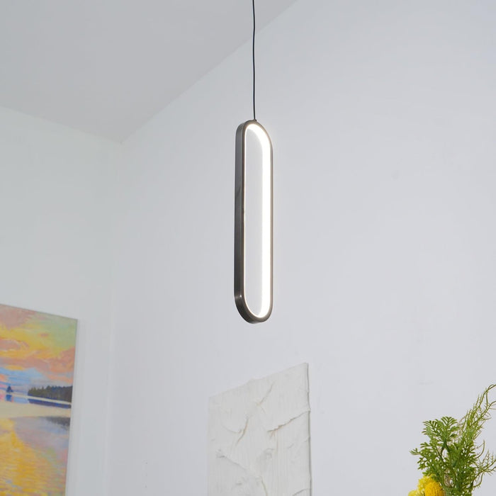 Long Oval LED Pendant Lamp-DWHOME