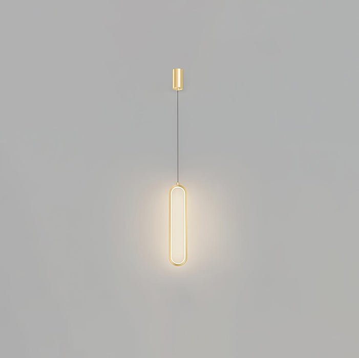 Long Oval LED Pendant Lamp.