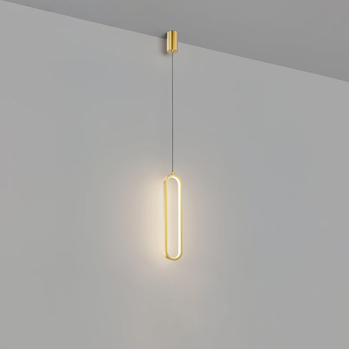 Long Oval LED Pendant Lamp.