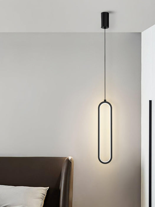 Long Oval LED Pendant Lamp-DWHOME