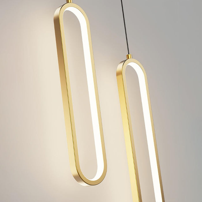 Long Oval LED Pendant Lamp.