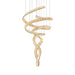 Long Spiral Crystal Chandelier - DWHOME