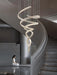 Long Spiral Crystal Chandelier - DWHOME