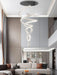 Long Spiral Crystal Chandelier - DWHOME