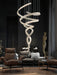 Long Spiral Crystal Chandelier - DWHOME