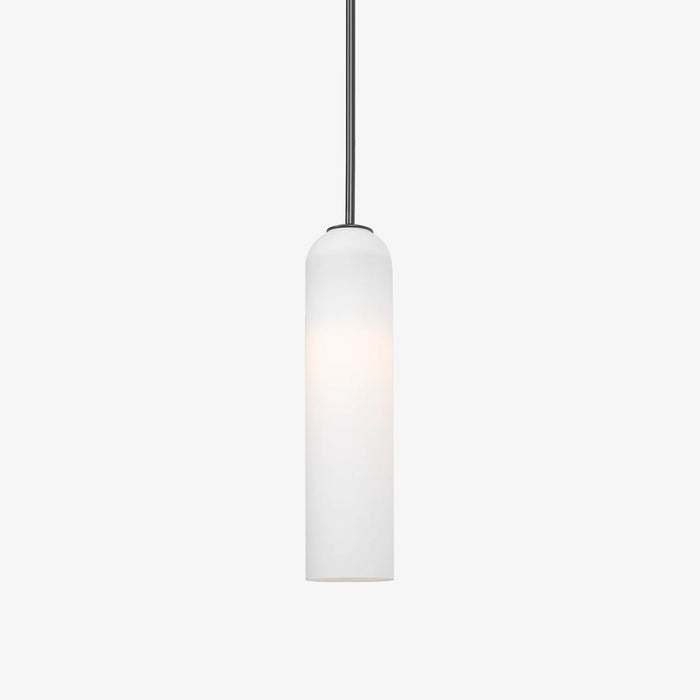 Long Tube Glass Pendant Light