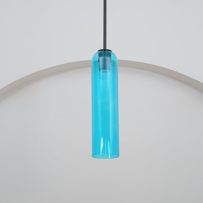 Long Tube Glass Pendant Light