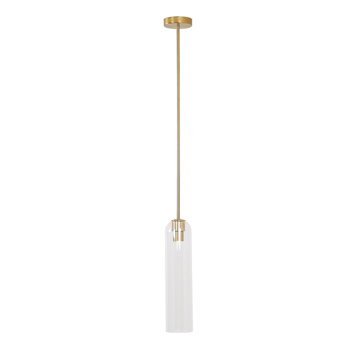 Long Tube Glass Pendant Light