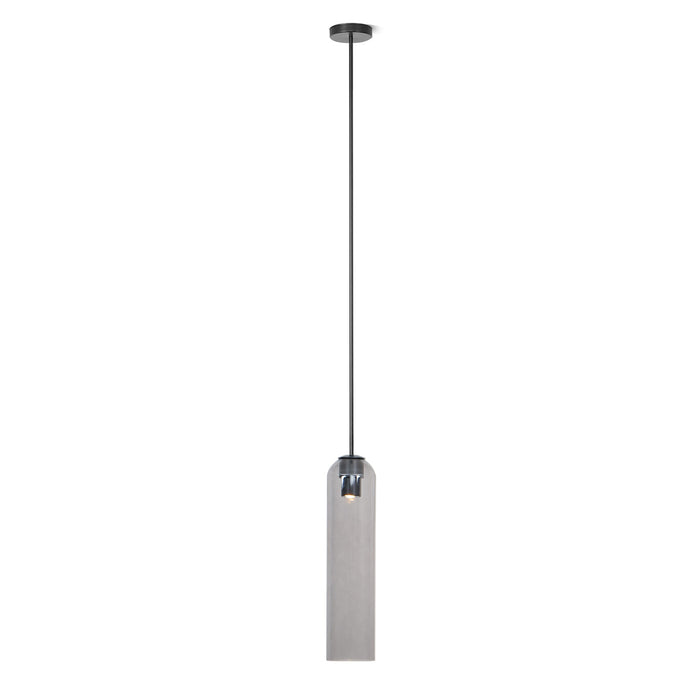 Long Tube Glass Pendant Light