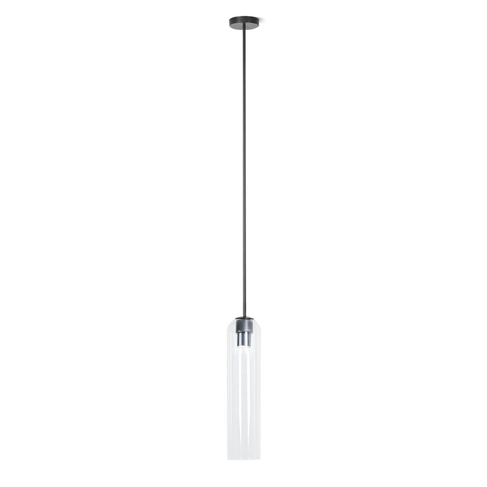 Long Tube Glass Pendant Light