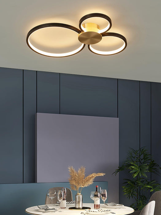Loop LED Ceiling Light-DWHOME