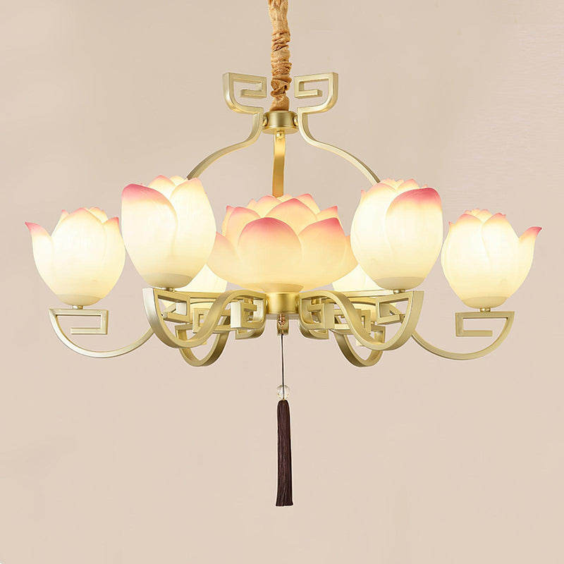 Lotus Bloom Chandelier-DWHOME