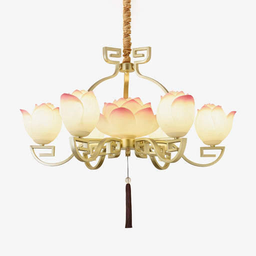 Lotus Bloom Chandelier.