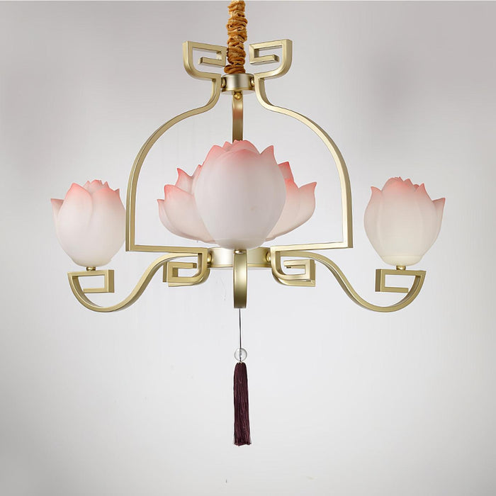 Lotus Bloom Chandelier.