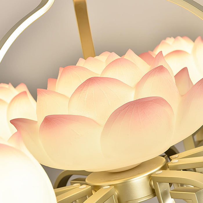 Lotus Bloom Chandelier.