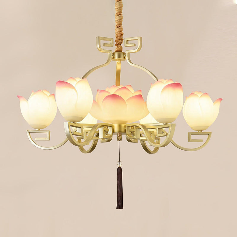 Lotus Bloom Chandelier-DWHOME