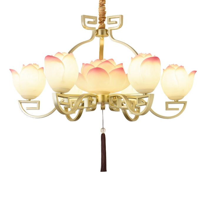 Lotus Bloom Chandelier.