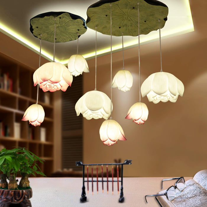 Lotus Chandelier.