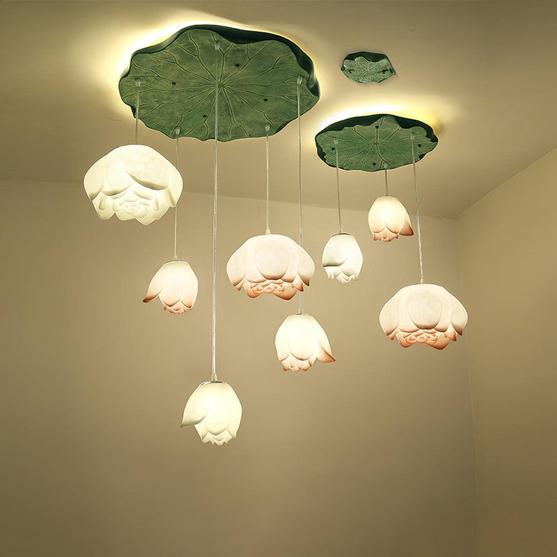 Lotus Chandelier-DWHOME
