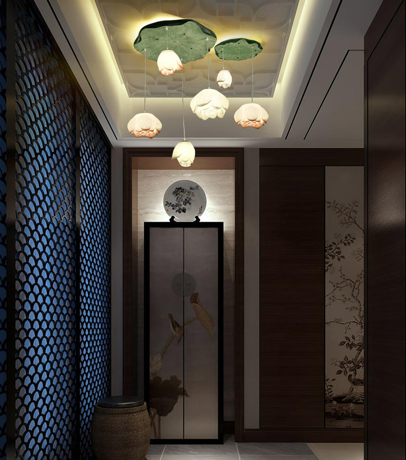 Lotus Chandelier-DWHOME