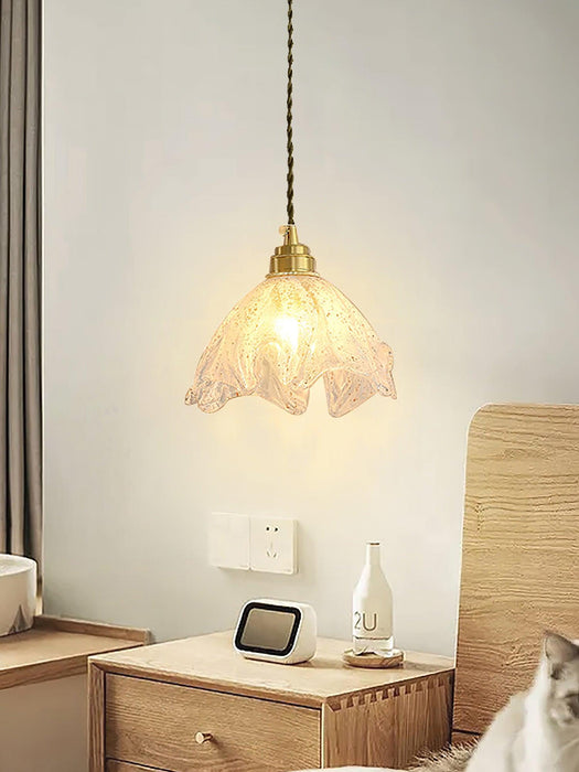 Lotus Crystal Small Pendant Light.