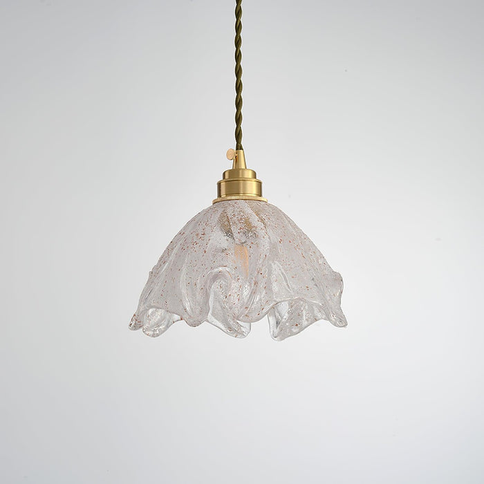 Lotus Crystal Small Pendant Light.