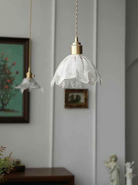 Lotus Crystal Small Pendant Light.