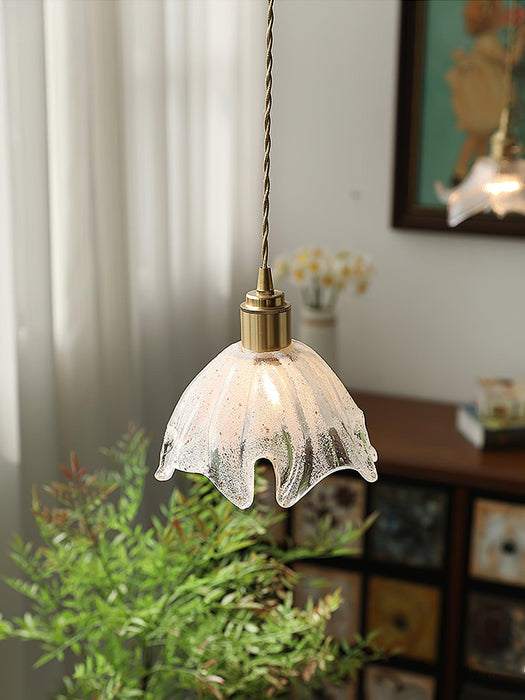 Lotus Crystal Small Pendant Light.