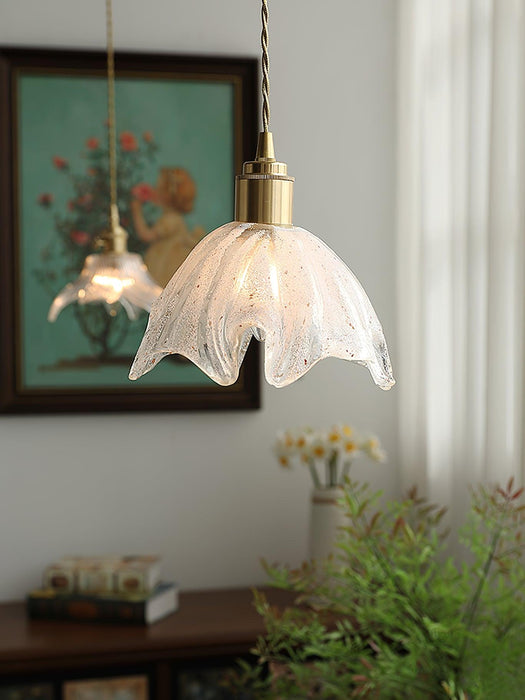 Lotus Crystal Small Pendant Light.