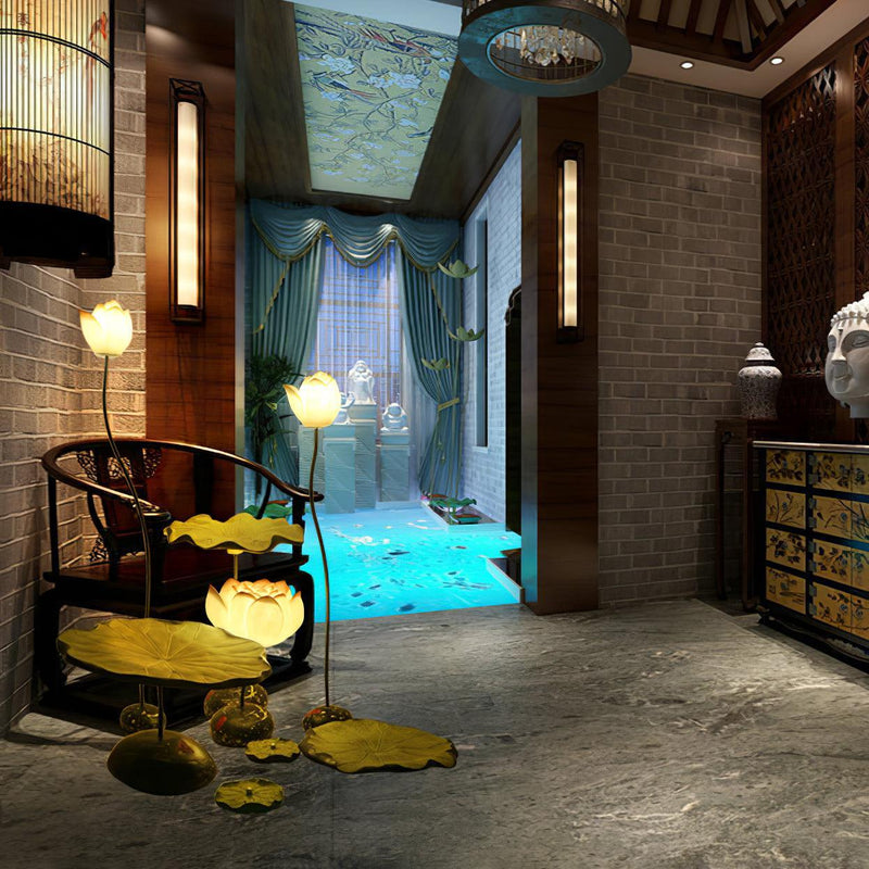 Lotus Floor Lamp-DWHOME