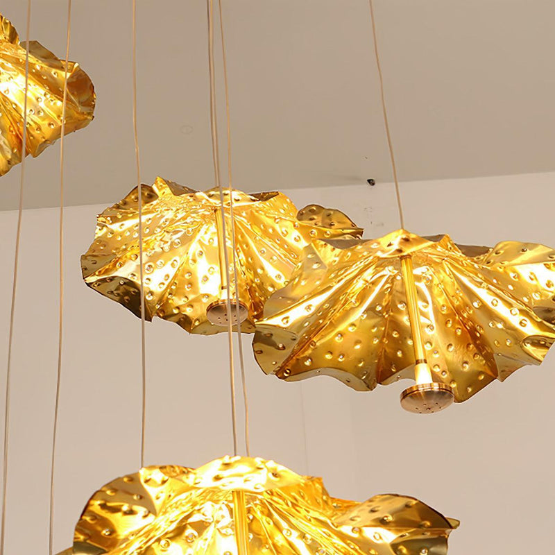 Livra Leaf Chandelier-DWHOME