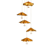 Livra Leaf Chandelier-DWHOME