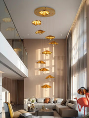 Livra Leaf Chandelier-DWHOME