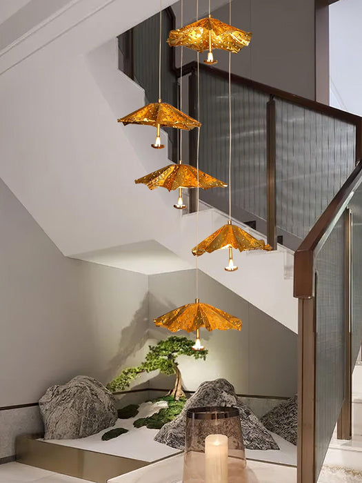 Livra Leaf Chandelier - DWHOME